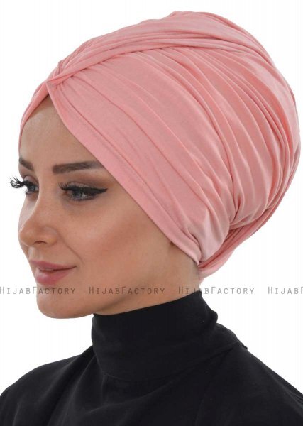 Amy - Turbante De Algodón Rosa De Antaño - Ayse Turban