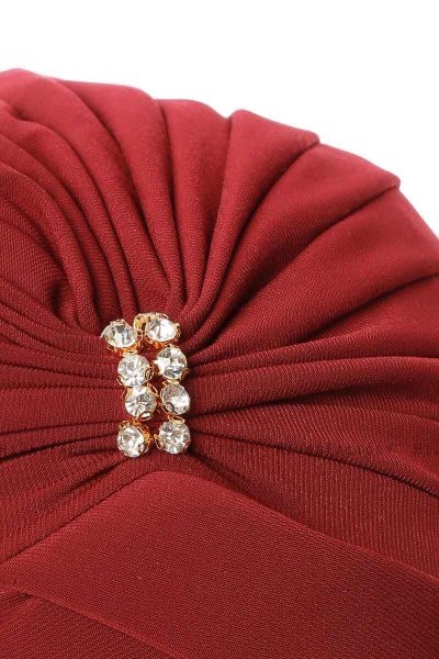 Arwa - Turbante Crepe Chiffon Burdeos - Sehr-i Sal