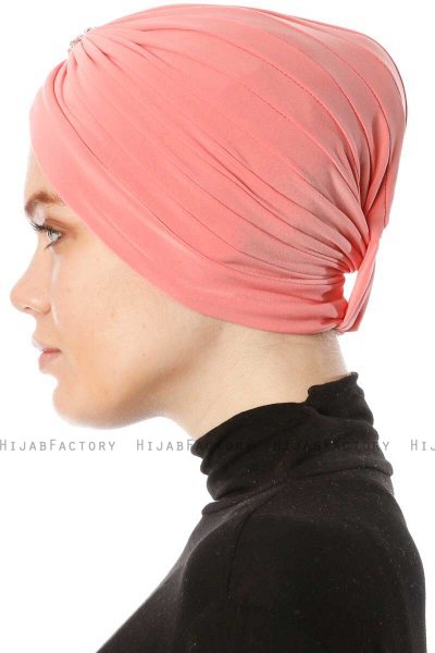 Arwa - Turbante Crepe Chiffon Frambuesa - Sehr-i Sal