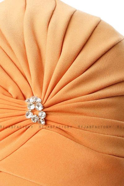 Arwa - Turbante Crepe Chiffon Naranja - Sehr-i Sal