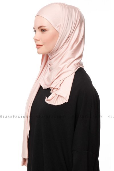 Asya - Hijab Práctico Viscosa Rosa De Antaño