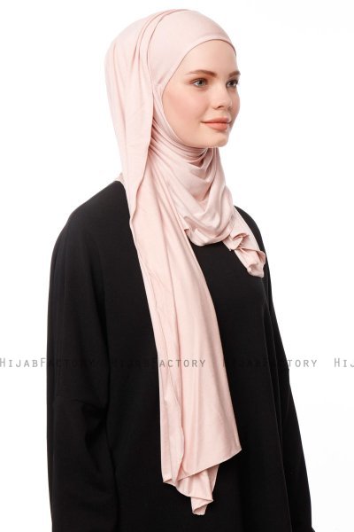 Asya - Hijab Práctico Viscosa Rosa De Antaño