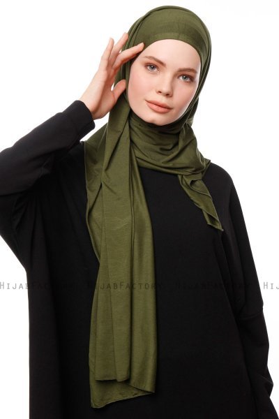Asya - Hijab Práctico Viscosa Caqui