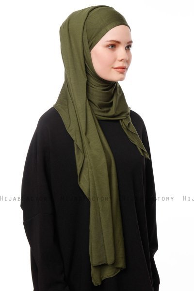Asya - Hijab Práctico Viscosa Caqui