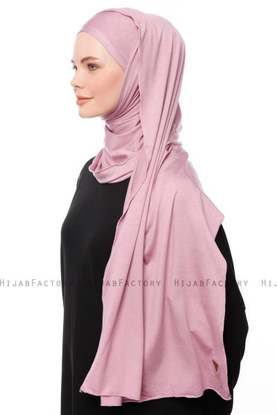 Asya - Hijab Práctico Viscosa Púrpura