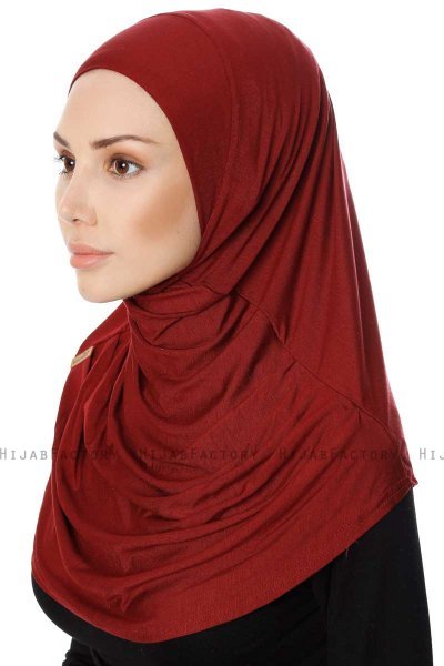 Ava - Hijab Al Amira Burdeos One-Piece - Ecardin