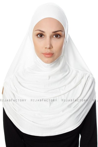 Ava - Hijab Al Amira Crema One-Piece - Ecardin