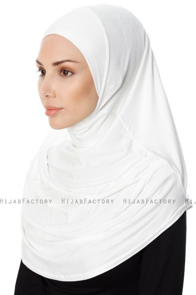 Ava - Hijab Al Amira Crema One-Piece - Ecardin
