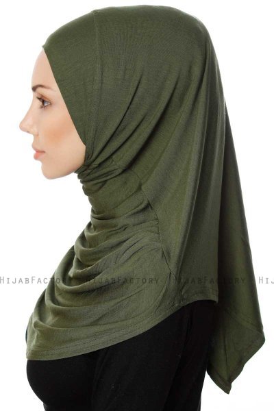 Ava - Hijab Al Amira Caqui One-Piece - Ecardin