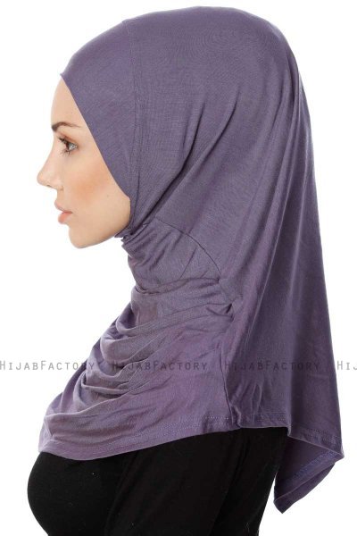 Ava - Hijab Al Amira Púrpura One-Piece - Ecardin