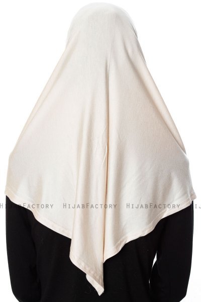 Ava - Hijab Al Amira Beige Claro One-Piece - Ecardin