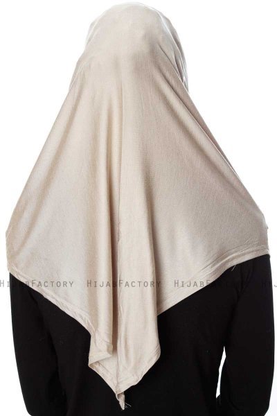Ava - Hijab Al Amira Taupe Claro One-Piece - Ecardin