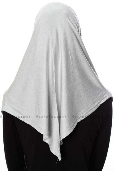 Ava - Hijab Al Amira Gris Claro One-Piece - Ecardin
