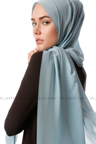Ayla - Hijab Chiffon Petrol Claro