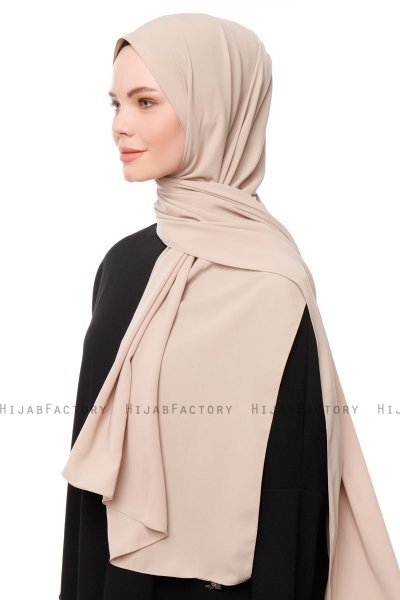 Aylin - Hijab Medine Silk Beige - Gülsoy