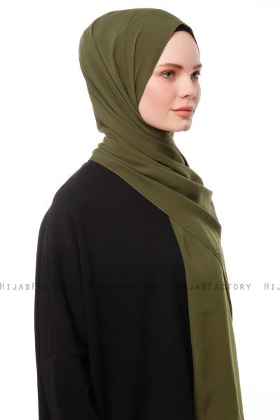Aylin - Hijab Medine Silk Caqui - Gülsoy