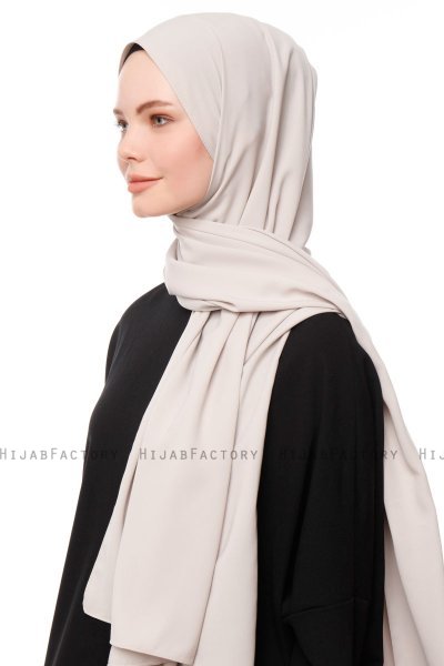 Aylin - Hijab Medine Silk Piedra Gris - Gülsoy