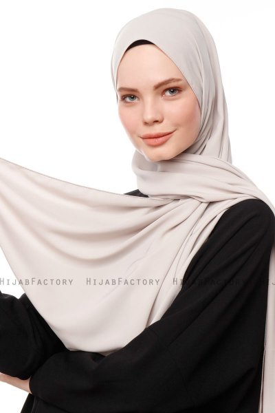 Aylin - Hijab Medine Silk Piedra Gris - Gülsoy