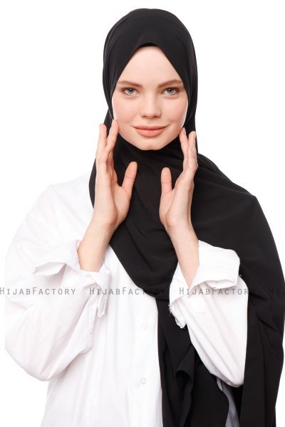 Aylin - Hijab Medine Silk Negro - Gülsoy