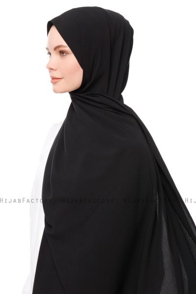 Aylin - Hijab Medine Silk Negro - Gülsoy