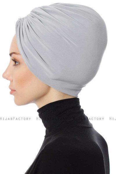 Aynur - Turbante Gris Claro