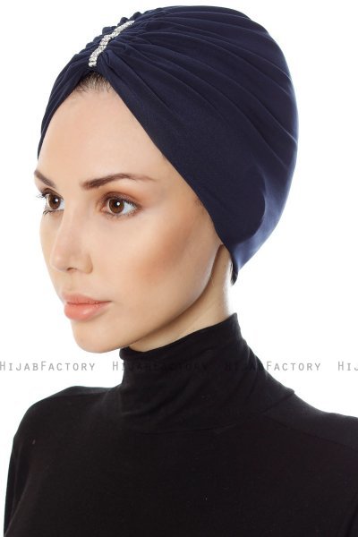 Aynur - Turbante Azul Marino