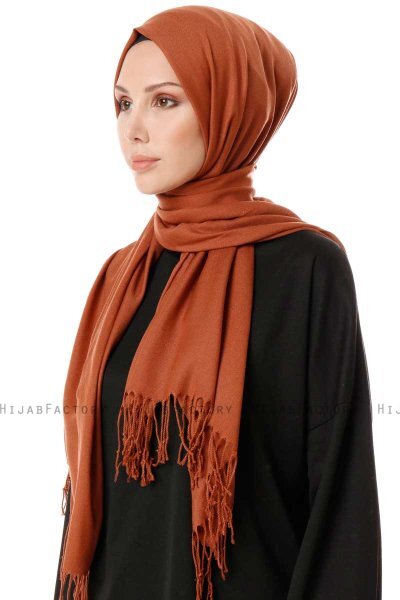 Aysel - Hijab Pashmina Marrón - Gülsoy