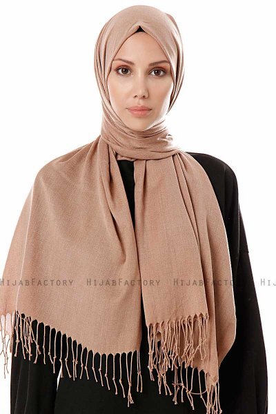 Aysel - Hijab Pashmina Latte - Gülsoy