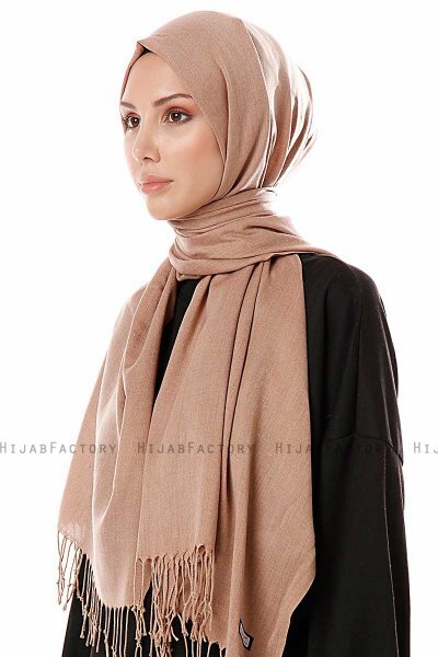 Aysel - Hijab Pashmina Latte - Gülsoy