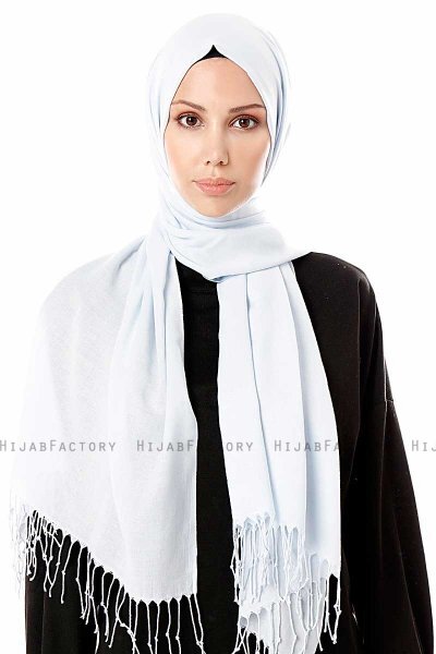 Aysel - Hijab Pashmina Azul Claro - Gülsoy