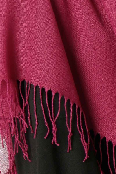 Aysel - Hijab Pashmina Morado Oscuro - Gülsoy