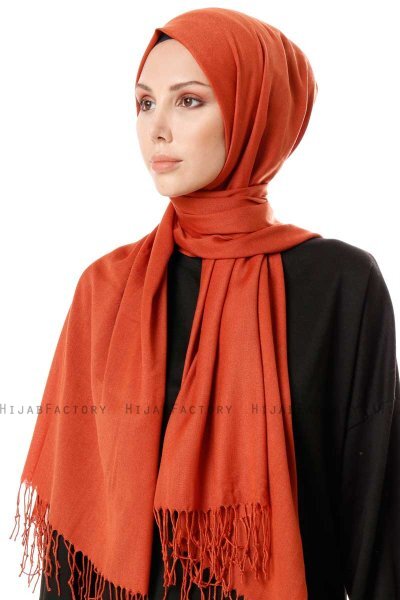 Aysel - Hijab Pashmina Pale Red Rojo - Gülsoy