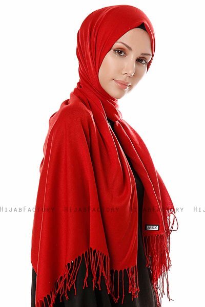 Aysel - Hijab Pashmina Rojo - Gülsoy