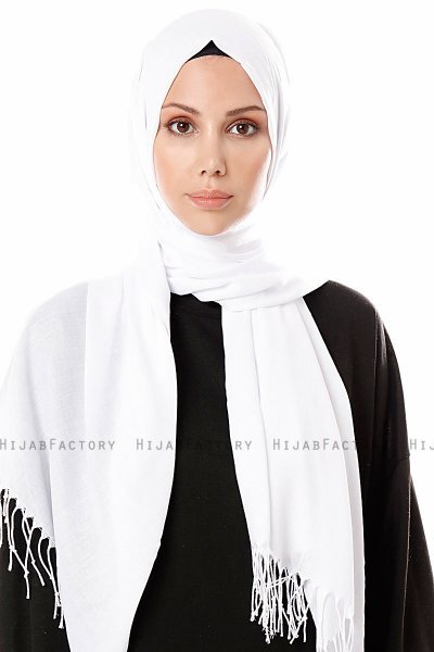 Aysel - Hijab Pashmina Blanco - Gülsoy
