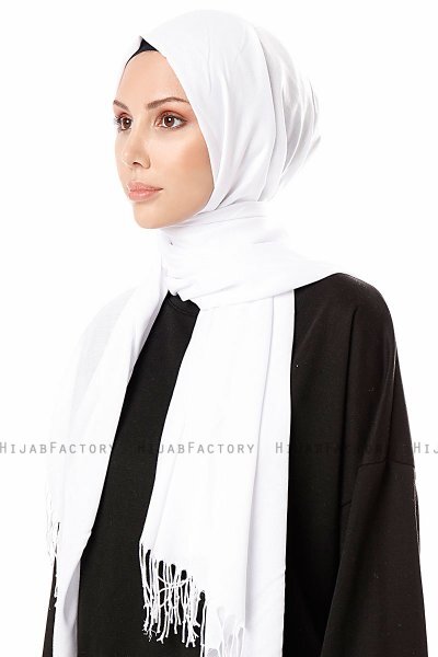 Aysel - Hijab Pashmina Blanco - Gülsoy