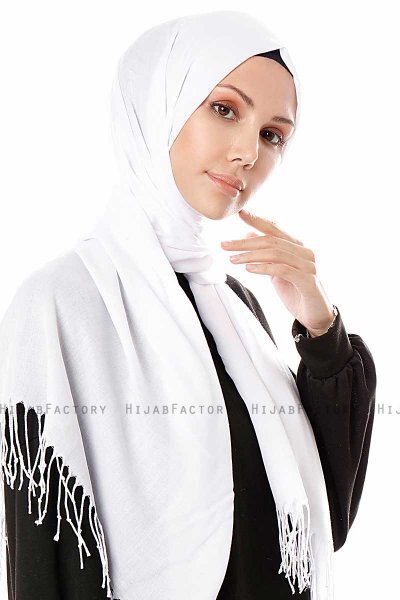 Aysel - Hijab Pashmina Blanco - Gülsoy