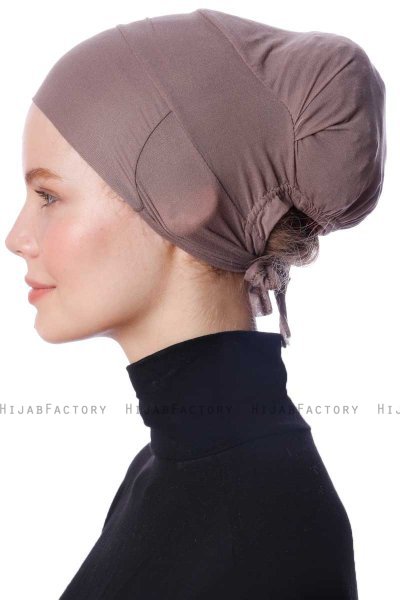 Azra - Pañuelo Parizien Taupe Oscuro - Ecardin