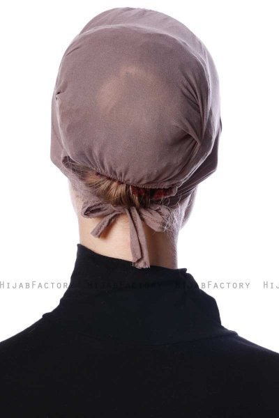 Azra - Pañuelo Parizien Taupe Oscuro - Ecardin