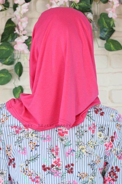 Wilda - Hijab De Algodón Fucsia