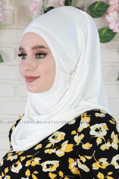 Wilda - Hijab De Algodón Crema
