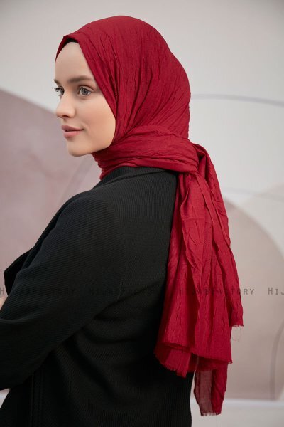 Ceyda - Hijab Bamboo Crash Burdeos