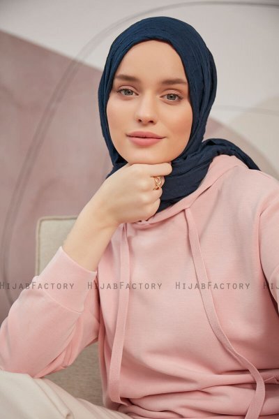 Serap - Hijab Bamboo Crash Azul Marino