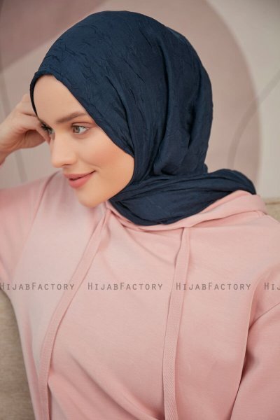 Serap - Hijab Bamboo Crash Azul Marino