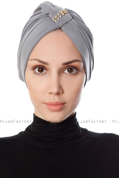 Bahar - Turbante Gris