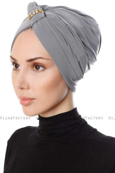 Bahar - Turbante Gris