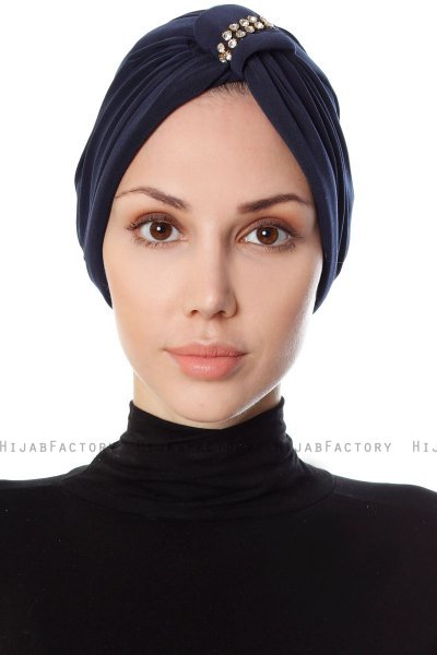 Bahar - Turbante Azul Marino