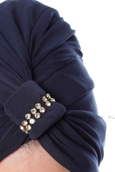 Bahar - Turbante Azul Marino