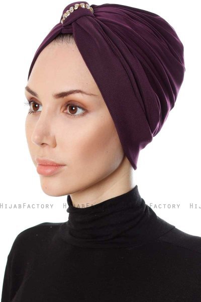 Bahar - Turbante Ciruelas