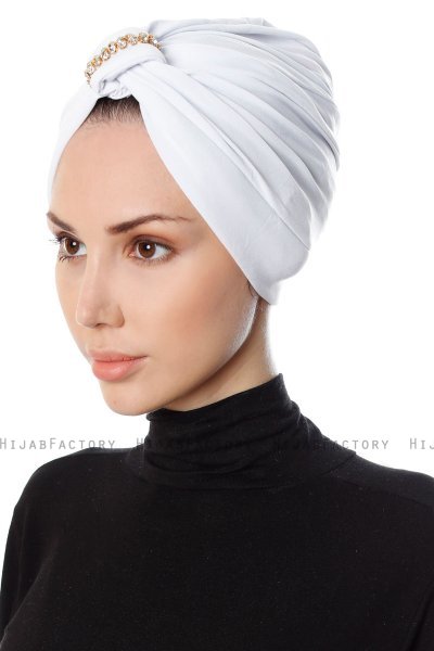 Bahar - Turbante Blanco