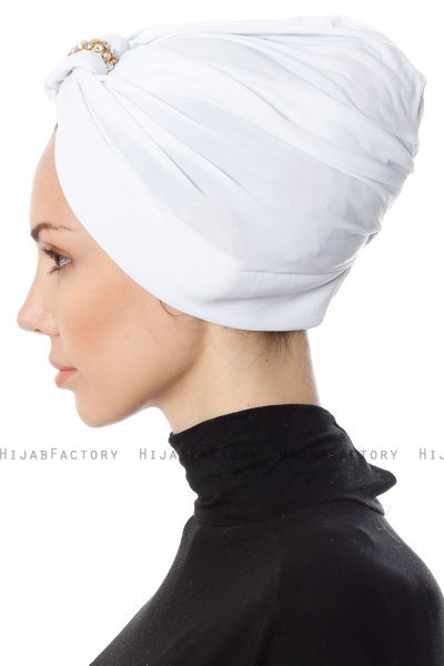 Bahar - Turbante Blanco
